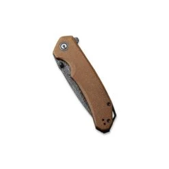 Couteau Civivi Brazen Micarta Brun Damas -Le Tranchant Soldes Magasin couteau civivi brazen micarta brun damas 3
