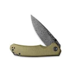 Couteau Civivi Brazen Micarta Vert Olive Damas -Le Tranchant Soldes Magasin couteau civivi brazen micarta vert olive damas 2