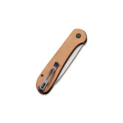 Couteau Civivi Button Lock Elementum Micarta Marron -Le Tranchant Soldes Magasin couteau civivi button lock elementum micarta marron 4