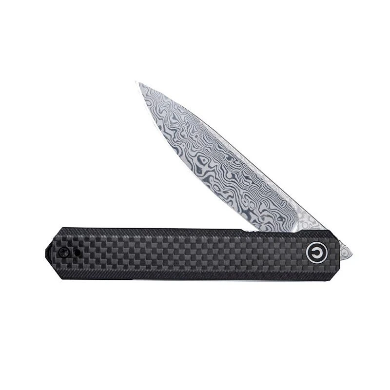 Couteau Civivi Exarch G10 Noir/fibre De Carbone Damas 5 Couteau Civivi Exarch G10 Noir/fibre De Carbone Damas â Image 3