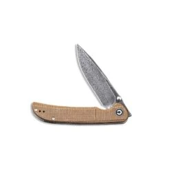 Couteau Civivi Imperium Micarta Brun Damas -Le Tranchant Soldes Magasin couteau civivi imperium micarta brun damas 2
