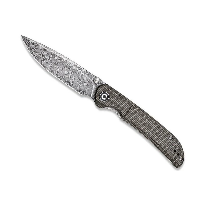 Couteau Civivi Imperium Micarta Vert Foncé Damas 3 Couteau Civivi Imperium Micarta Vert Foncé Damas
