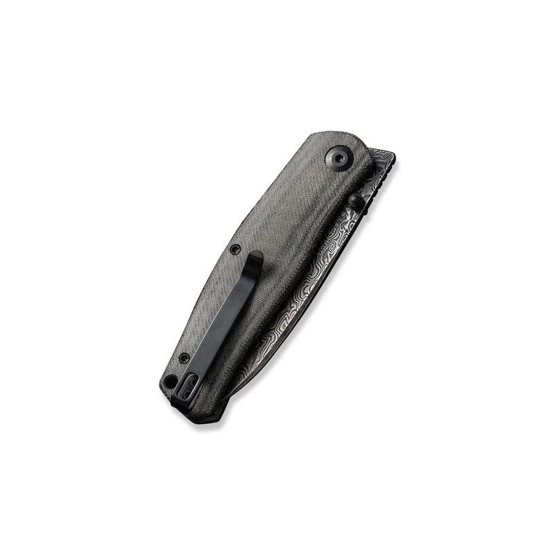 Couteau Civivi Sokoke Micarta Noir Damas 7 Couteau Civivi Sokoke Micarta Noir Damas – Image 5