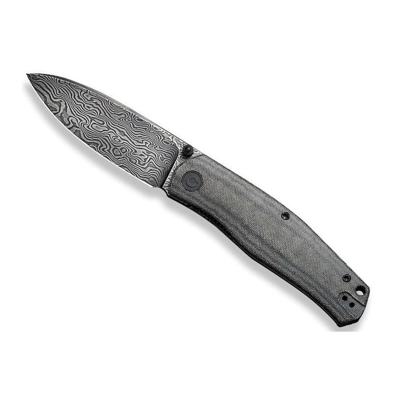 Couteau Civivi Sokoke Micarta Noir Damas 3 Couteau Civivi Sokoke Micarta Noir Damas