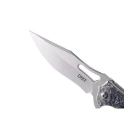 Couteau CRKT Fossil Compact Gris/Noir -Le Tranchant Soldes Magasin couteau crkt fossil compact grisnoir 3