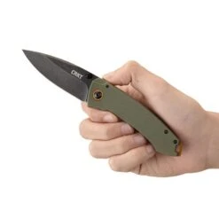 Couteau CRKT Tuna Vert -Le Tranchant Soldes Magasin couteau crkt tuna vert 5