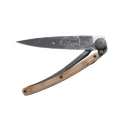 Couteau Deejo Black Tattoo Truite 37g -Le Tranchant Soldes Magasin couteau deejo black tattoo truite 37g 2