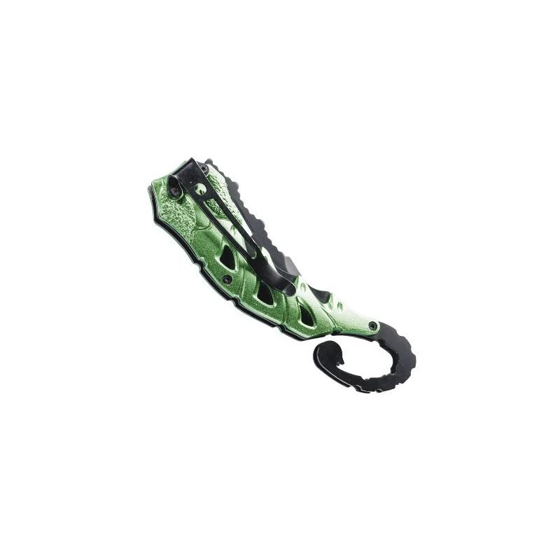 Couteau Herbertz Alu Vert Scorpion 13cm Inox 4 Couteau Herbertz Alu Vert Scorpion 13cm Inox – Image 2