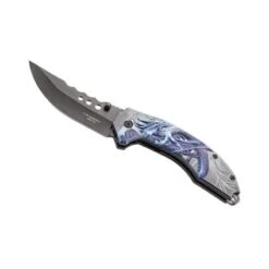 Couteau Herbertz Dragon Alu 11,5cm Inox Noir