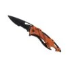 Couteau Herbertz Inox Camouflé Orange 12cm Avec Clip