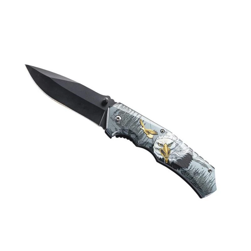 Couteau Herbertz Tout Inox Manche Imprimé Aigle 3 Couteau Herbertz Tout Inox Manche Imprimé Aigle