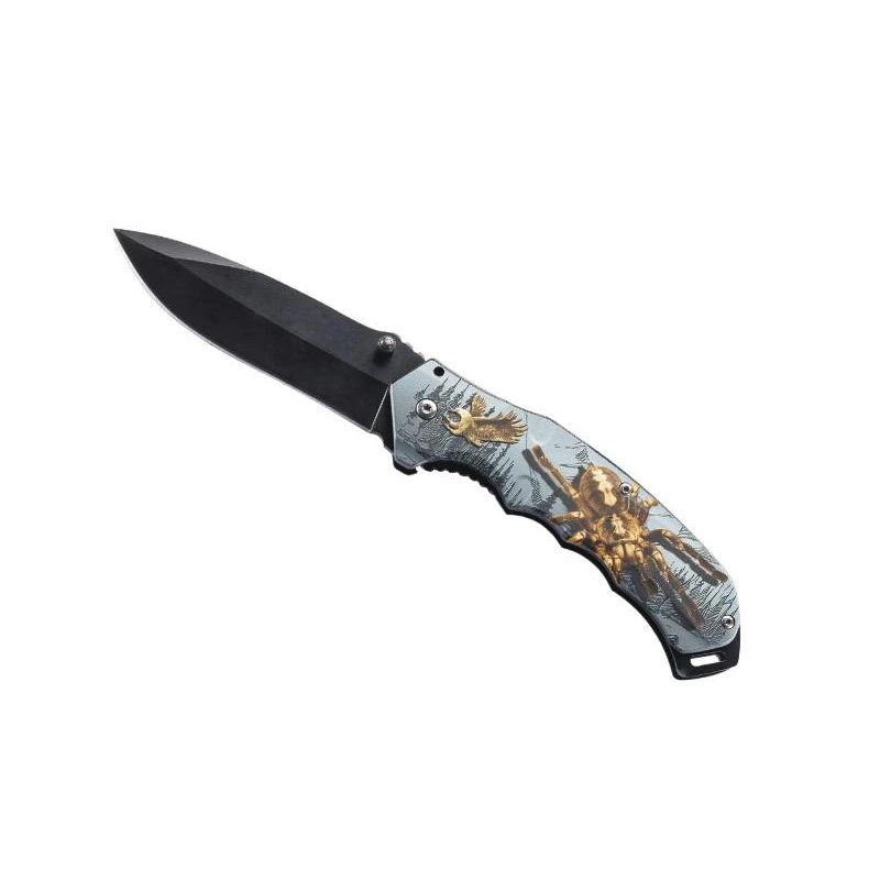 Couteau Herbertz Tout Inox Manche Imprimé Araignée 3 Couteau Herbertz Tout Inox Manche Imprimé Araignée