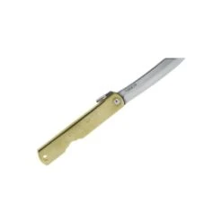Couteau Higonokami Luxe Laiton 10cm Carbone