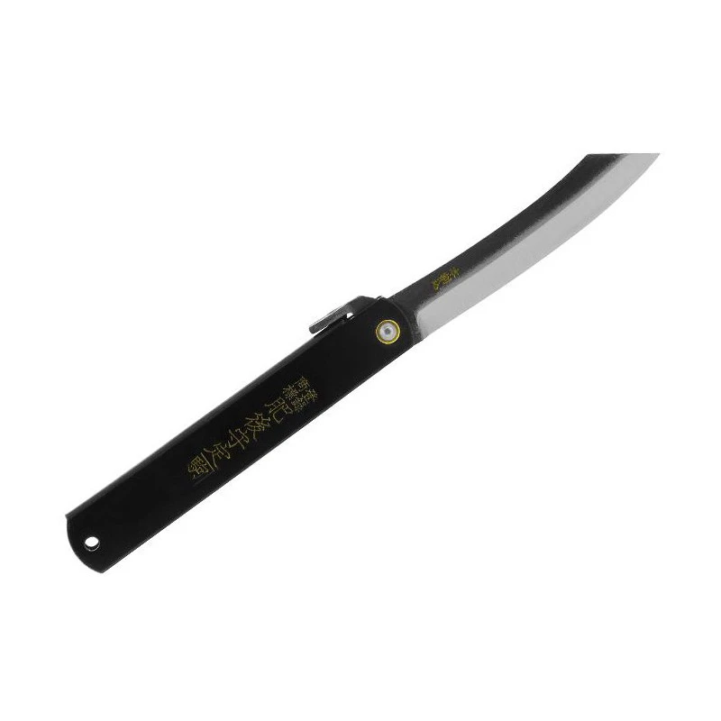 Couteau Higonokami Luxe Noir 12cm Carbone 3 Couteau Higonokami Luxe Noir 12cm Carbone