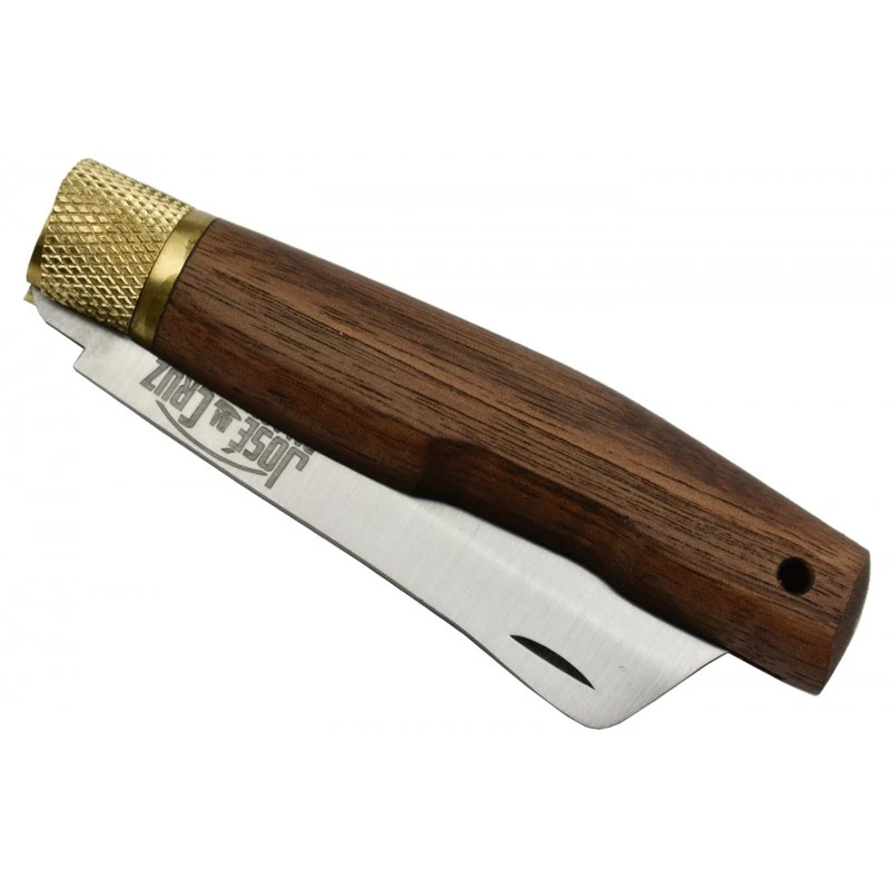 Couteau José Da Cruz JDC12 Noyer Américain Inox Sheepfoot 5 Couteau José Da Cruz JDC12 Noyer Américain Inox Sheepfoot – Image 3