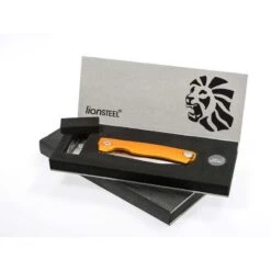 Couteau LionSteel ROK Aluminium Noir -Le Tranchant Soldes Magasin couteau lionsteel rok aluminium noir 2