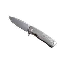 Couteau LionSteel ROK Titanium Gris