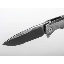 Couteau LionSteel ROK Titanium Gris -Le Tranchant Soldes Magasin couteau lionsteel rok titanium gris 3
