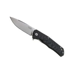 Couteau LionSteel Tre Fibre De Carbone Titanium Gris