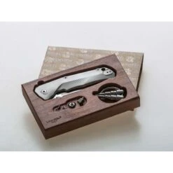 Couteau LionSteel Tre Titanium Bleu -Le Tranchant Soldes Magasin couteau lionsteel tre titanium bleu 2