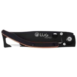 Couteau Lug Alpin SP1TOB Black Titanium G10 Noir/orange -Le Tranchant Soldes Magasin couteau lug alpin sp1tob black titanium g10 noirorange 3