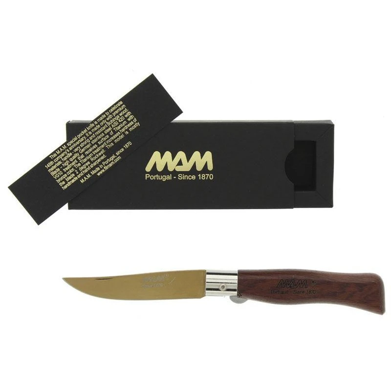 Couteau MAM Lame Pointue Titanium Bronze - 732 6 Couteau MAM Lame Pointue Titanium Bronze - 732 – Image 4