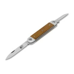 Couteau Maserin Sessantesimo 2 Pièces Micarta Jaune