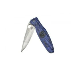 Couteau Mcusta MC-186G Pakka Wood Bleu Lame SPG2 -Le Tranchant Soldes Magasin couteau mcusta mc 186g pakka wood bleu lame spg2 5