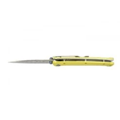Couteau Mcusta Tsuchi MC-164D Aluminium Jaune Damas -Le Tranchant Soldes Magasin couteau mcusta tsuchi mc 164d aluminium jaune damas 3