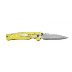 Couteau Mcusta Tsuchi MC-164D Aluminium Jaune Damas -Le Tranchant Soldes Magasin couteau mcusta tsuchi mc 164d aluminium jaune damas 4