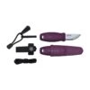Couteau Mora Eldris Aubergine + Fire-starter -Le Tranchant Soldes Magasin couteau mora eldris aubergine fire starter