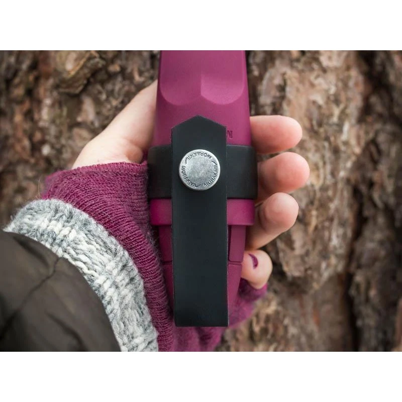 Couteau Mora Eldris Aubergine + Fire-starter 5 Couteau Mora Eldris Aubergine + Fire-starter – Image 3