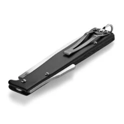 Couteau Otter Mercator Noir Carbone Avec Clip -Le Tranchant Soldes Magasin couteau otter mercator noir carbone avec clip 1