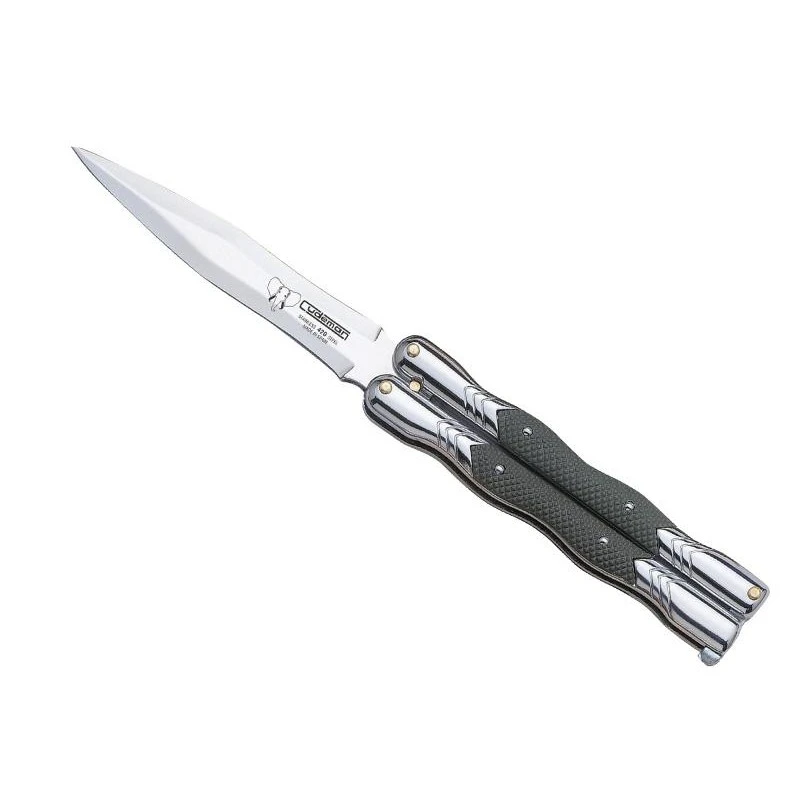 Couteau Papillon Cudeman ABS Vert 3 Couteau Papillon Cudeman ABS Vert