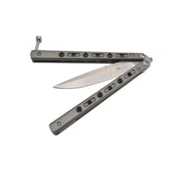 Couteau Papillon Max Knives P40S Manche Titane -Le Tranchant Soldes Magasin couteau papillon max knives p40s manche titane 3