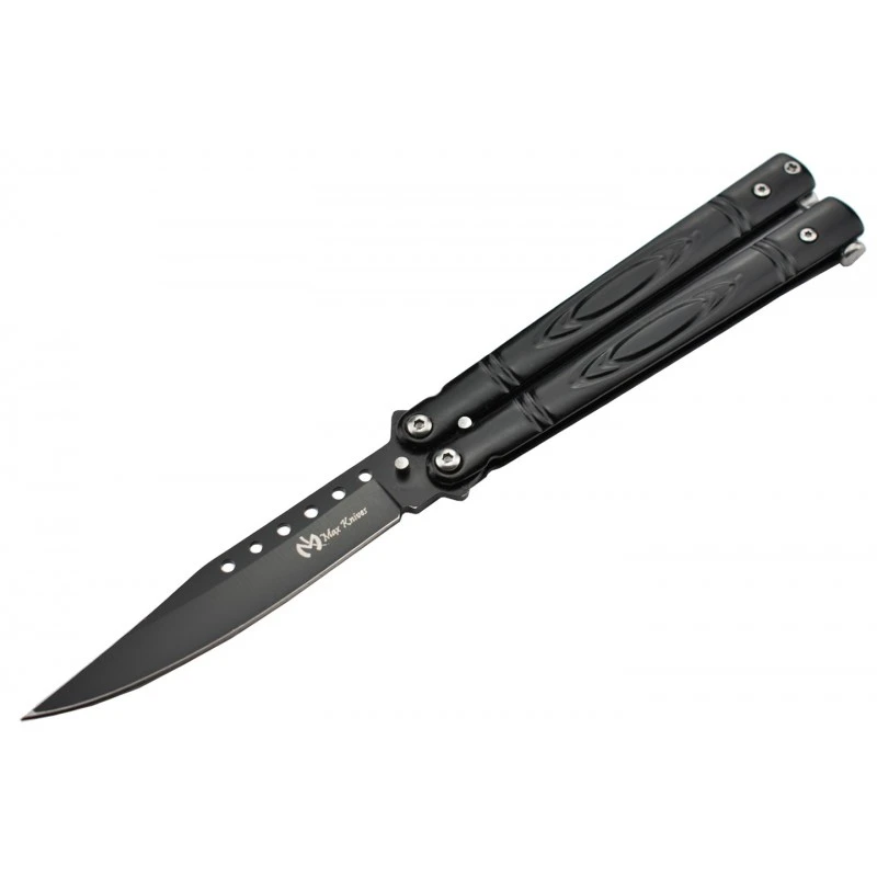 Couteau Papillon Max Knives P55B 3Cr13 Acier Noir 3 Couteau Papillon Max Knives P55B 3Cr13 Acier Noir