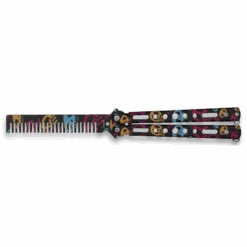 Couteau Papillon Peigne Dessin 3D