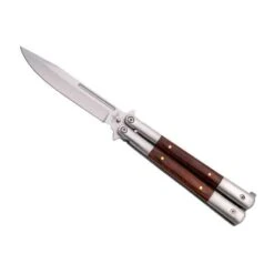 Couteau Papillon Third Inox/pakka 13cm Inox Mat