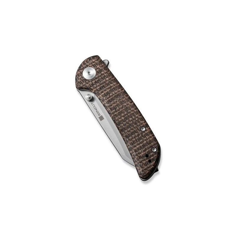 Couteau Sencut Fritch Micarta Marron Stonewashed 7 Couteau Sencut Fritch Micarta Marron Stonewashed – Image 5
