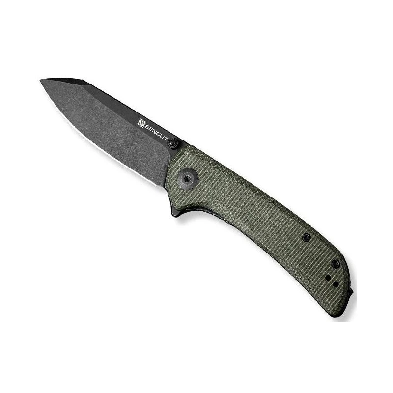 Couteau Sencut Fritch Micarta Vert Blackwash 3 Couteau Sencut Fritch Micarta Vert Blackwash
