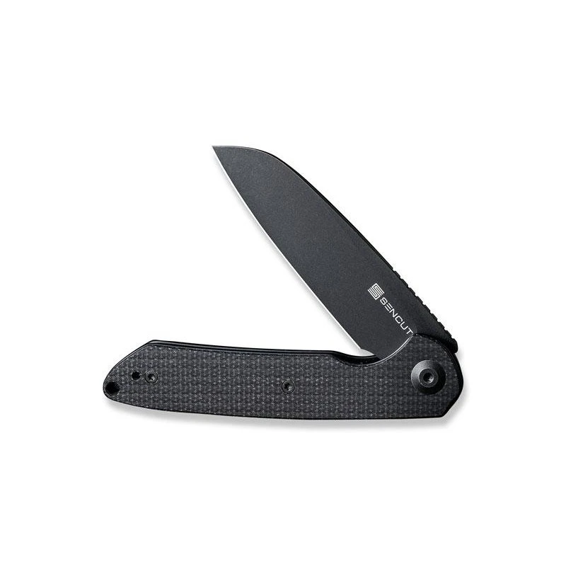 Couteau Sencut Kyril Micarta Noir Blackwash 5 Couteau Sencut Kyril Micarta Noir Blackwash â Image 3