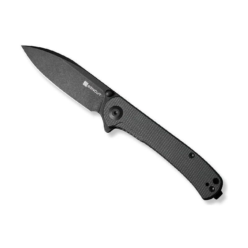 Couteau Sencut Scepter Micarta Vert Foncé Blackwash 3 Couteau Sencut Scepter Micarta Vert Foncé Blackwash