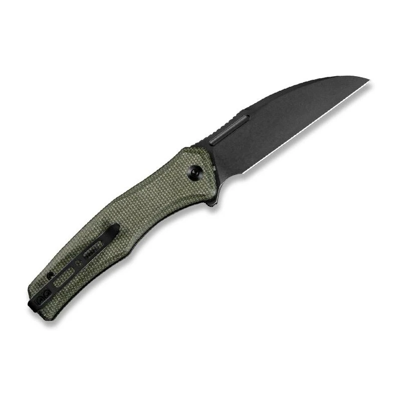 Couteau Sencut Watauga Micarta Vert Foncé Blackwash 4 Couteau Sencut Watauga Micarta Vert Foncé Blackwash – Image 2