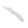 Couteau Spyderco Delica 4 à Dents Tout Inox C11S -Le Tranchant Soldes Magasin couteau spyderco delica 4 a dents tout inox c11s