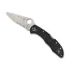 Couteau Spyderco Delica 4 Thin Red Line Noir Lame Mixte -Le Tranchant Soldes Magasin couteau spyderco delica 4 thin red line noir lame mixte