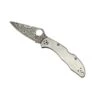 Couteau Spyderco Delica 4 Titanium Damas 1 Couteau Spyderco Delica 4 Titanium Damas -Le Tranchant Soldes Magasin couteau spyderco delica 4 titanium damas