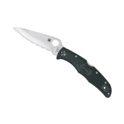 Couteau Spyderco Endura 4 Noir à Dents C10SBK
