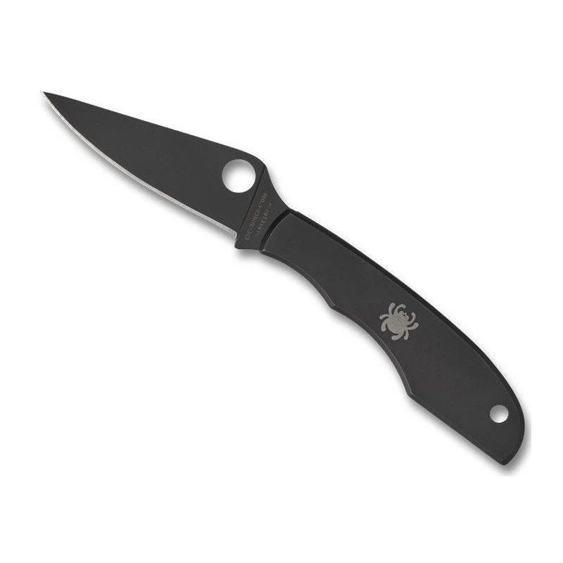 Couteau Spyderco Grasshopper Tout Noir 3 Couteau Spyderco Grasshopper Tout Noir