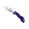 Couteau Spyderco Ladybug 3 Violet 1 Couteau Spyderco Ladybug 3 Violet -Le Tranchant Soldes Magasin couteau spyderco ladybug 3 violet