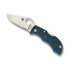 Couteau Spyderco Manbug Bleu K390